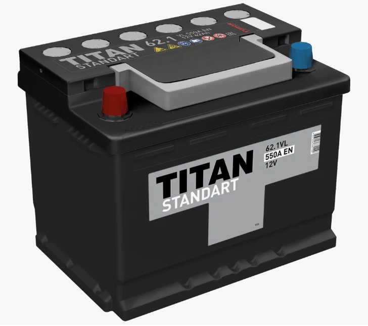 Аккумулятор TITAN STANDART 6СТ-62.1 п/п