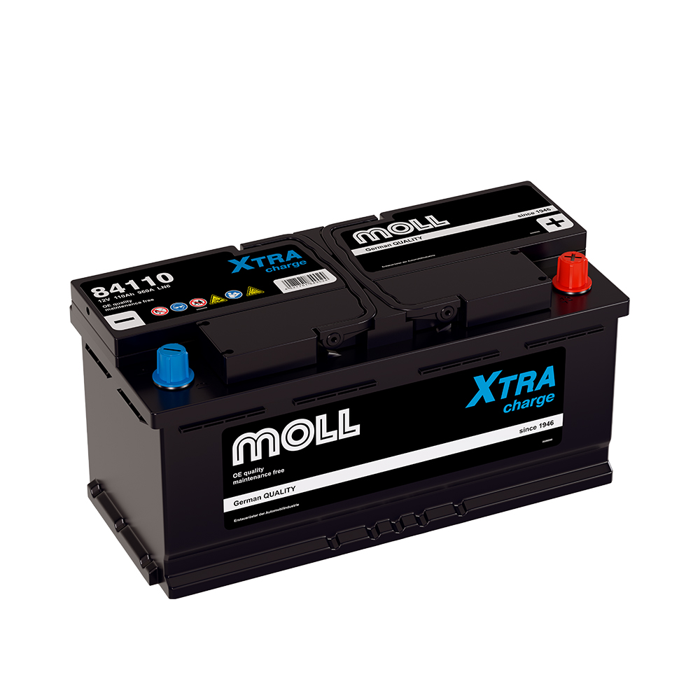 Аккумулятор MOLL X-TRA Charge 110 А/ч (84110) — Германия, купить в СПб