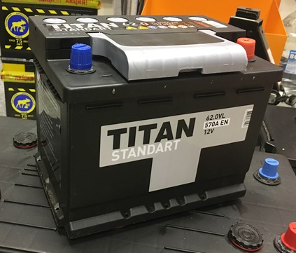 Аккумулятор TITAN 62