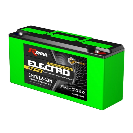 Тяговая графеновая батарея RDrive ELECTRO Motive EMTG12-43N