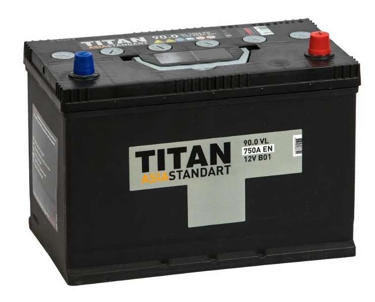 Аккумулятор TITAN STANDART Азия 90
