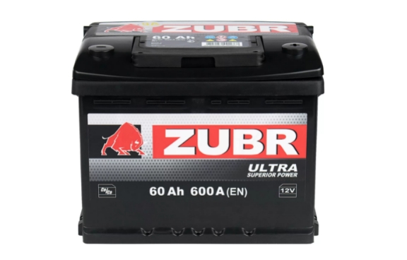 Аккумулятор ZUBR ULTRA (60 A/h), 600A R+