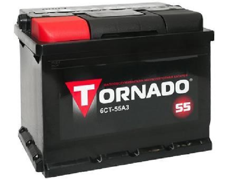 Аккумулятор Tornado 6ст- 55 (1) R Аз 