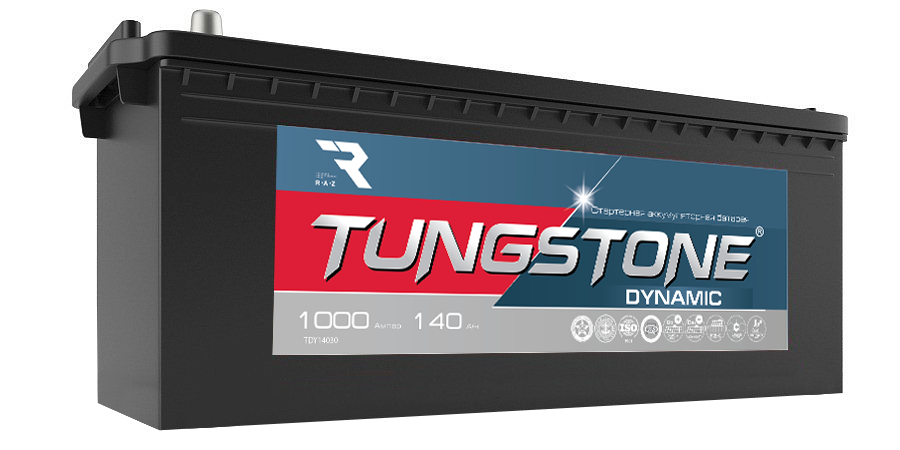 Аккумулятор TUNGSTONE DYNAMIC 6СТ-140 росс.конус