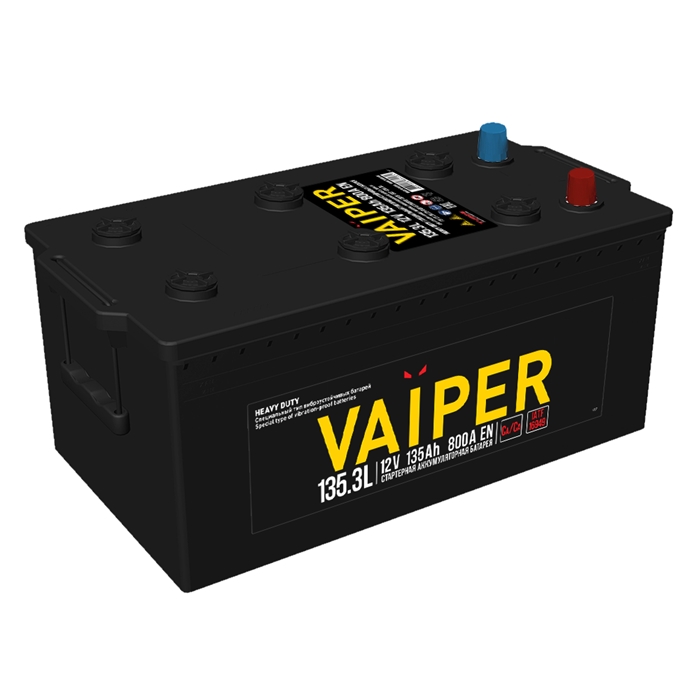 Аккумулятор  VAIPER 6СТ-135.3 L