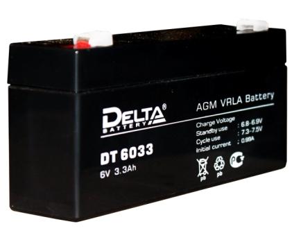 аккумулятор delta dt 6033