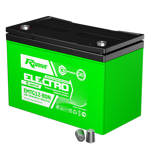 Тяговая графеновая батарея RDrive ELECTRO Motive EMTG12-80N