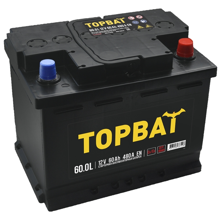 Аккумулятор topbat 6СТ-60.0 L