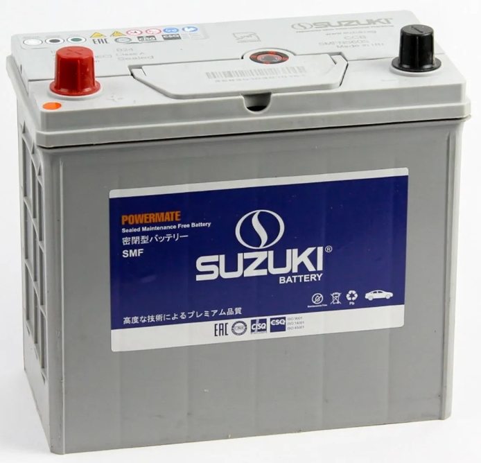 Аккумулятор SUZUKI 45Ah (50B24LS) о\п