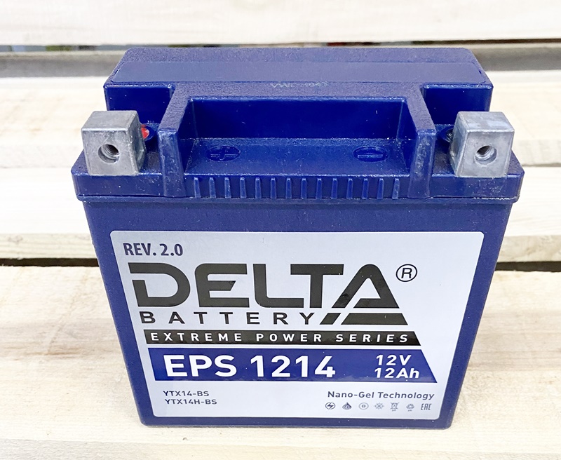 аккумулятор для снегохода delta eps 1214