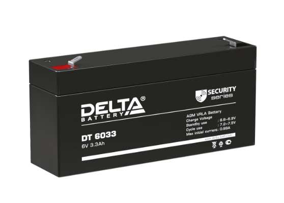 Аккумулятор Delta DT 6033 (125)