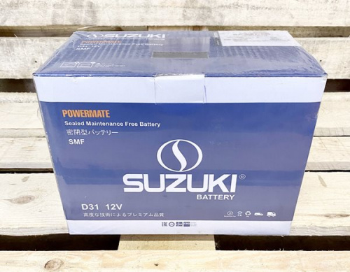 Аккумулятор SUZUKI 6СТ-90.1 (105D31R) в коробке