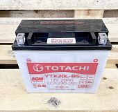Аккумулятор TOTACHI MOTO YTX20L-BS 20 а/ч L AGM