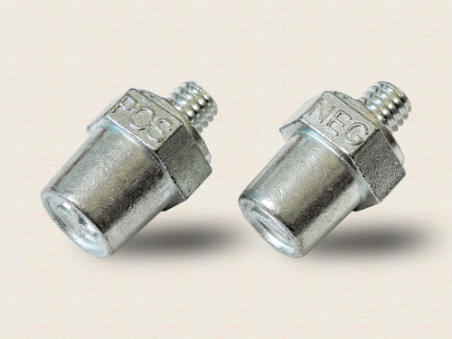 Клеммы аккумуляторные КЛ 045 Переходники с резьба 3/8 на конус USA Type 31 - Europe Type 1, компл. 2 шт. — клемма для аккумулятора