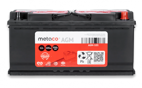 Аккумулятор Аккумулятор Metaco battery AGM-105 METACO — детальное фото