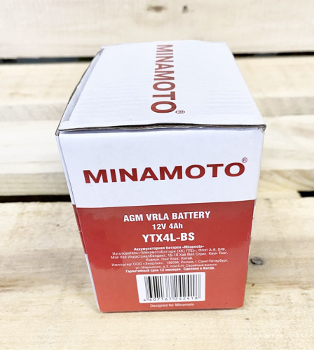 Аккумулятор для мотоцикла MINAMOTO