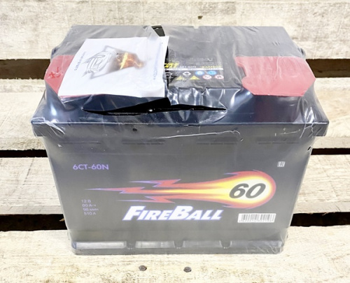Аккумулятор fireball 60 ач - в упаковке
