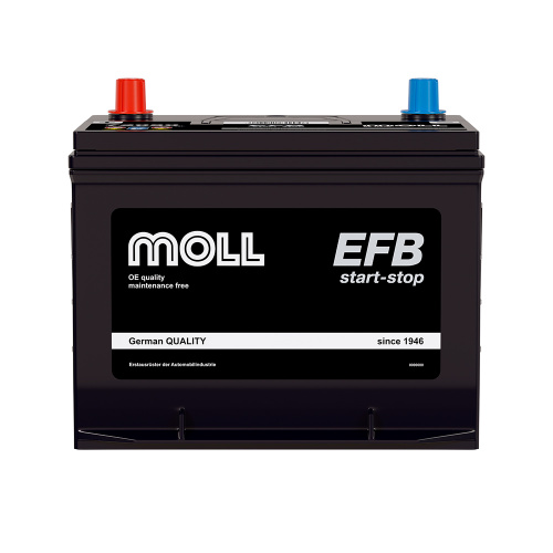 Аккумулятор MOLL MOLL Asia EFB (Start-Stop) 80Ач евро 800A 258х175х220 D26 (EFB S95) (72080) — купить в СПб