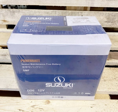 Аккумулятор SUZUKI 6СТ-75.0 (90D26L) D26