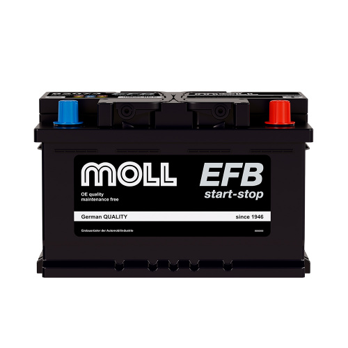 Аккумулятор MOLL MOLL EFB (Start-Stop) 74ач евро 780А 278х175х190 L3 (82074) — купить в СПб