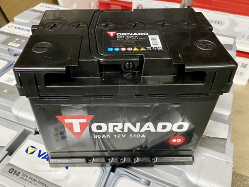 аккумулятор tornado 60 a/h