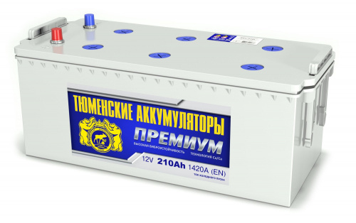 Аккумулятор TYUMEN BATTERY 210 Ач PREMIUM (3) евро, левый+