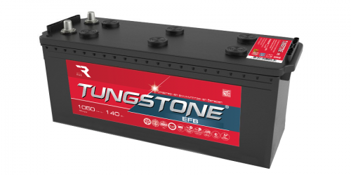 Аккумулятор Tungstone EFB 6СТ-140 крупным планом