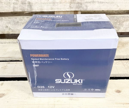 Аккумулятор SUZUKI 6СТ-70.0 (80D26L) в упаковке