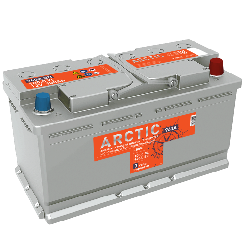 Аккумулятор TITAN ARCTIC 100.0 — морозостойкий аккумулятор TITAN ARCTIC