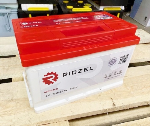ridzel аккумулятор 72 RIDZEL (AB072.0 LB) (низкий)