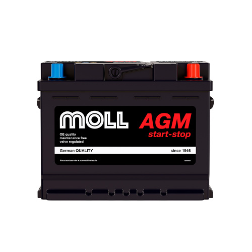 Аккумулятор MOLL MOLL AGM 60ач евро 680A 242x175x190 L2 (80060) — купить в СПб