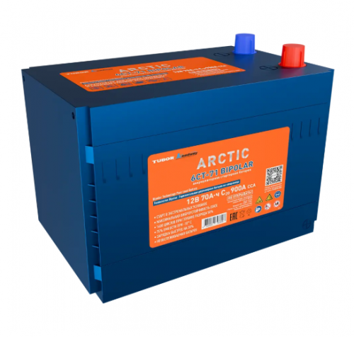 ARCTIC 6СТ‑71 BIPOLAR – биполярный аккумулятор с пусковым током 900А