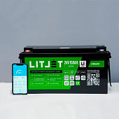 LITJET GREEN LiFePO4 аккумулятор тяговый 24V 150Ah 3840Wh w blt Monitor