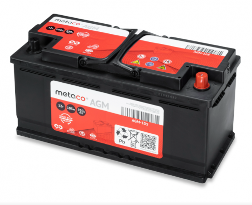 Аккумулятор Аккумулятор Metaco battery AGM-105 METACO — детальное фото