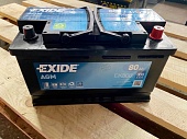 Аккумулятор EXIDE AGM EK800 80АН 800A 315X175X190 (-/+) ЕВРО