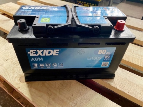 Аккумулятор EXIDE AGM EK800 80АН 800A