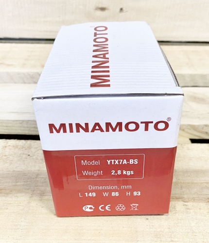 Аккумулятор для мототехники YTX7A-BS MINAMOTO