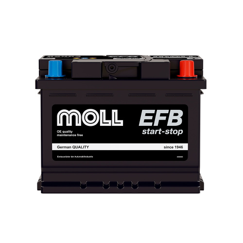 Аккумулятор MOLL MOLL EFB (Start-Stop) 64ач евро 680А 242х175х190 L2 (82064) — купить в СПб