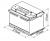 Аккумулятор ZUBR Ultra 74 Ач низкий, правый+ детальное фото — Аккумуляторная Балтийская Компания СПб
