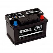 Аккумулятор MOLL MOLL EFB (Start-Stop) 74ач евро 780А 278х175х190 L3 (82074) — Германия, купить в СПб