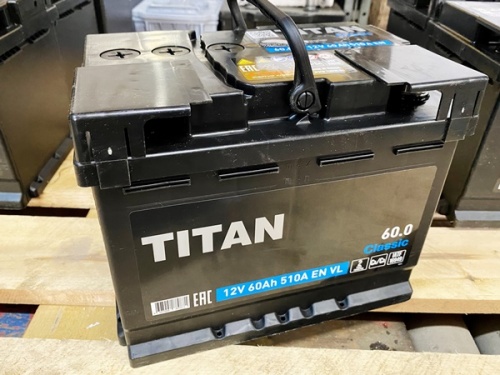 Аккумулятор TITAN Classic 6СТ-60.0