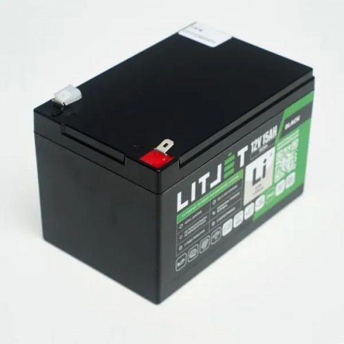 LITJET BLACK LiFePO4 аккумулятор тяговый 12V 15Ah 192Wh